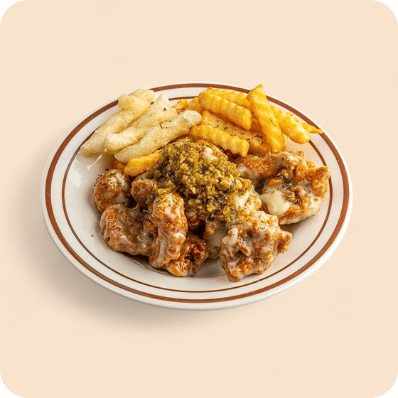 아임타코야끼 치킨 닭강정 메뉴